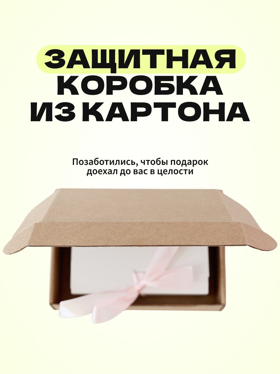 Подарочный набор для девушки подруги, магнитные рамки для фото 3 шт на холодильник, Instax Mini полароид, на день рождения, желто-розовый — фото 5